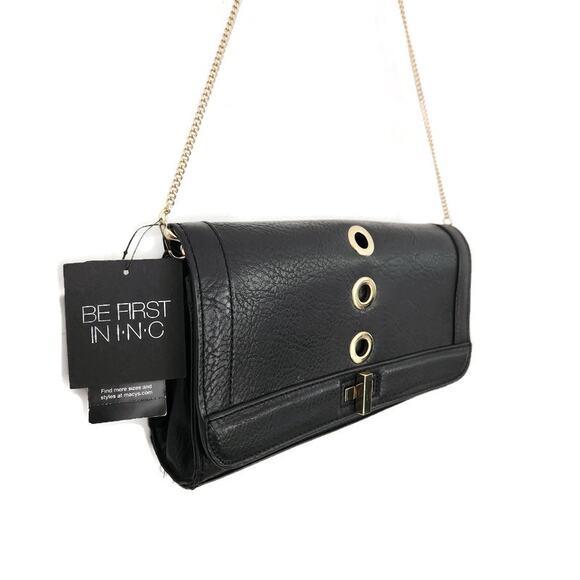 INC International Concepts Women's Black Evening Shoulder Bag - Picture 3 of 6
